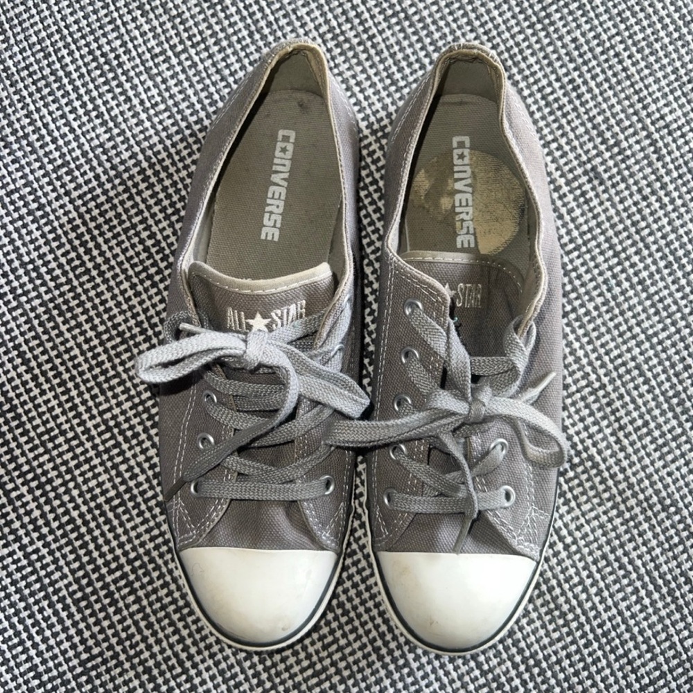 Converse Charcoal Canvas Sneakers
